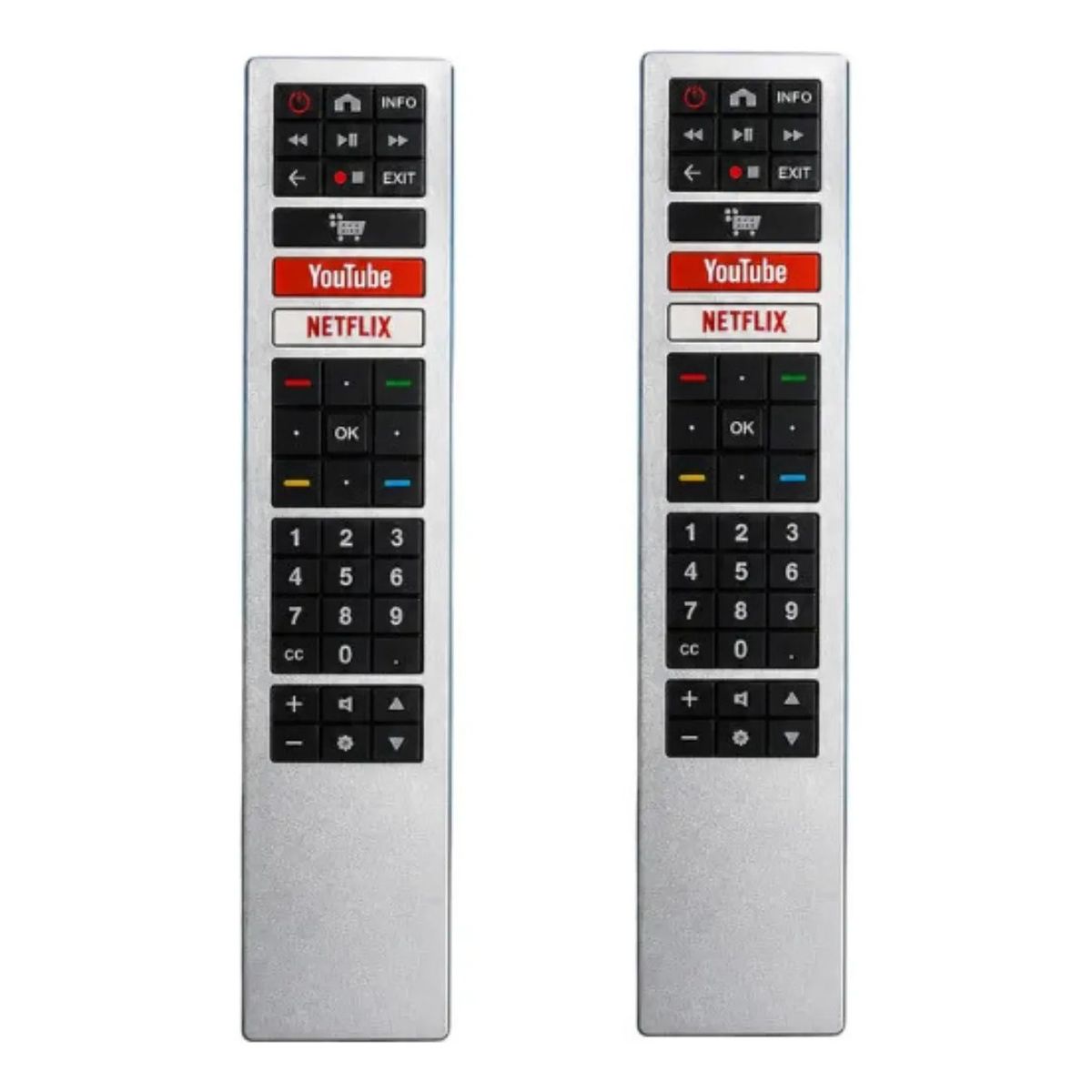 GENERICO - Par Controles Remoto Para Tv Conpatible Con Aoc Smartv