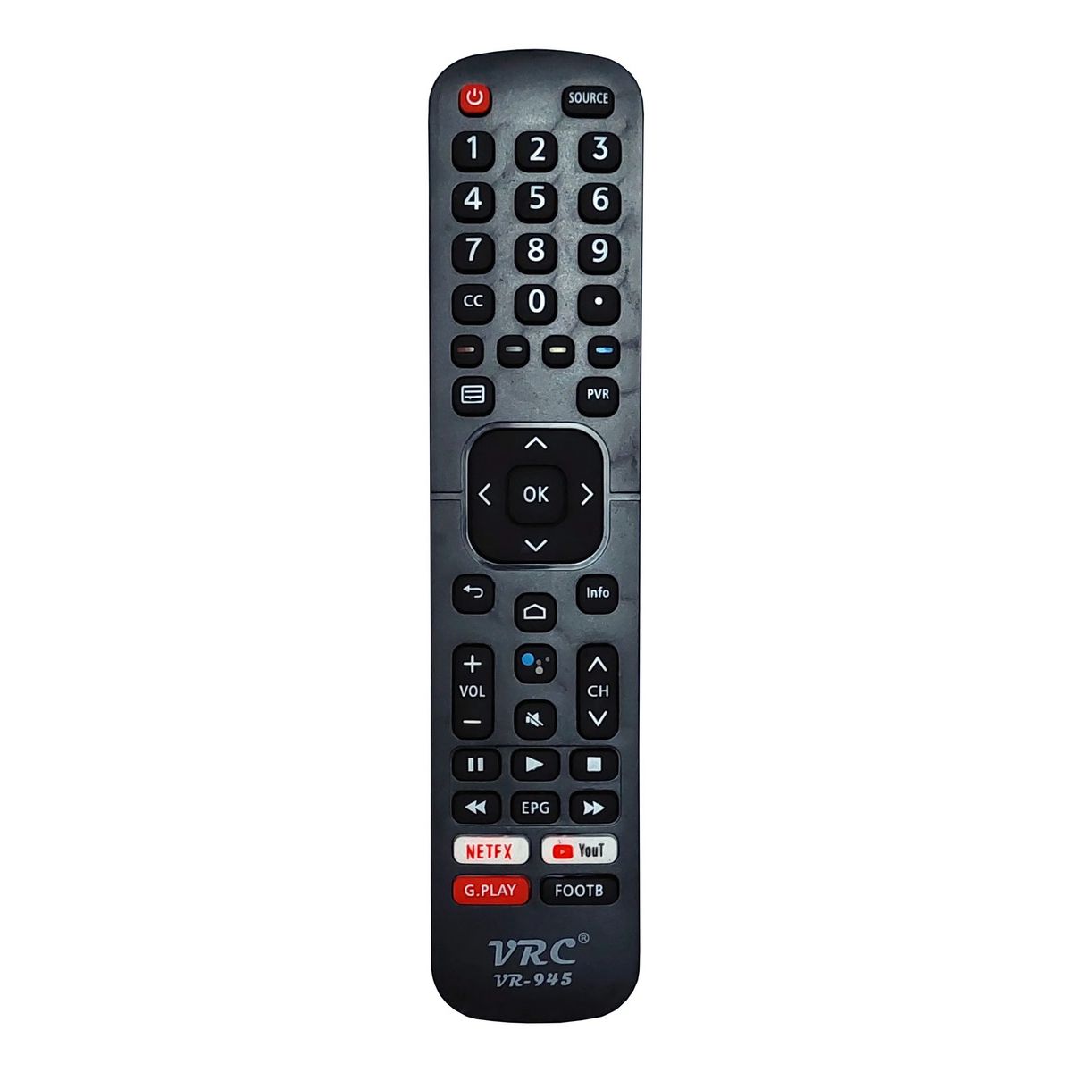 GENERICO - Control Remoto Tv Compatible Con Hisense Smartv