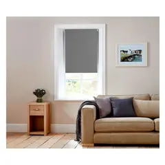 GENERICO - Cortina roller blackout 200x250 cm gris oscuro m+desing