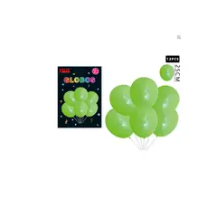 GENERICO - Globos Verde 25cm 12 Unidades