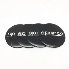 GENERICO - Set X4 Tapas centro de Llantas de autos 56mm universal sparco