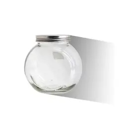 GENERICO - Tarro Sellado De Vidrio 500ml 11x10cm Máxima Versatilidad