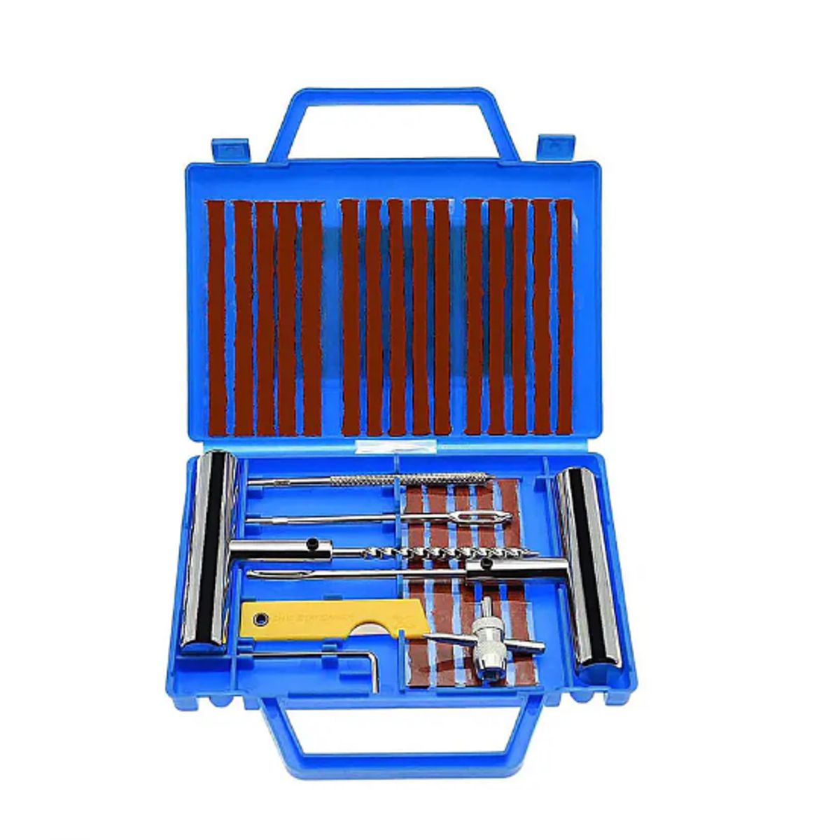 GENERICO - Kit 27 Piezas Reparación Pinchazos Neumático Emergencia Auto
