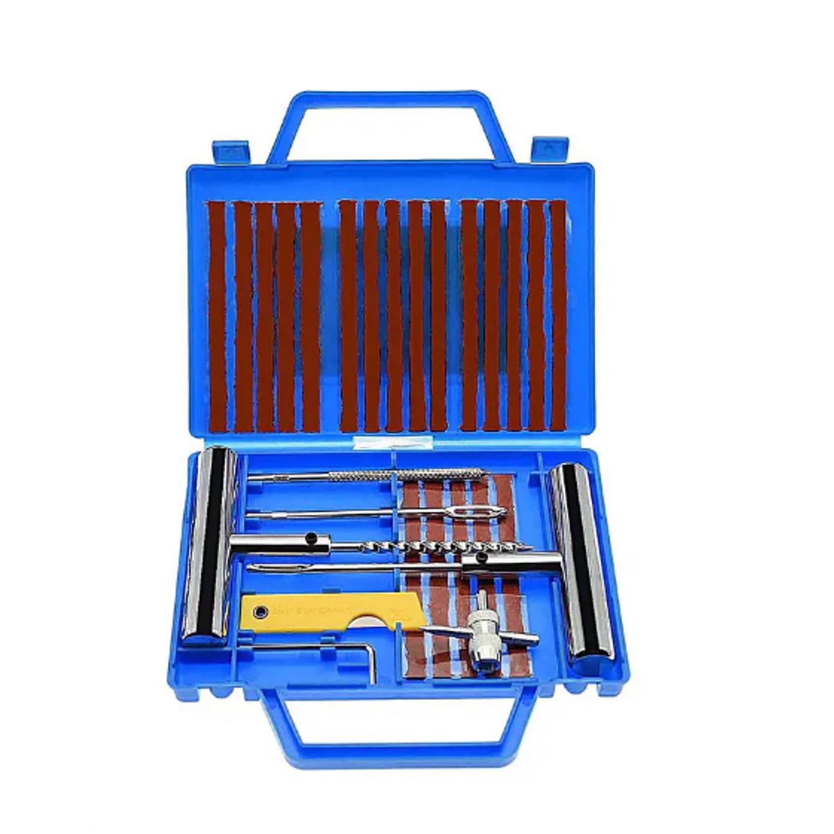 GENERICO - Kit 27 Piezas Reparación Pinchazos Neumático Emergencia Auto