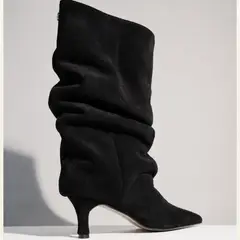 ANNY OUTFITS - Bota Caroline · Negro Gamuza