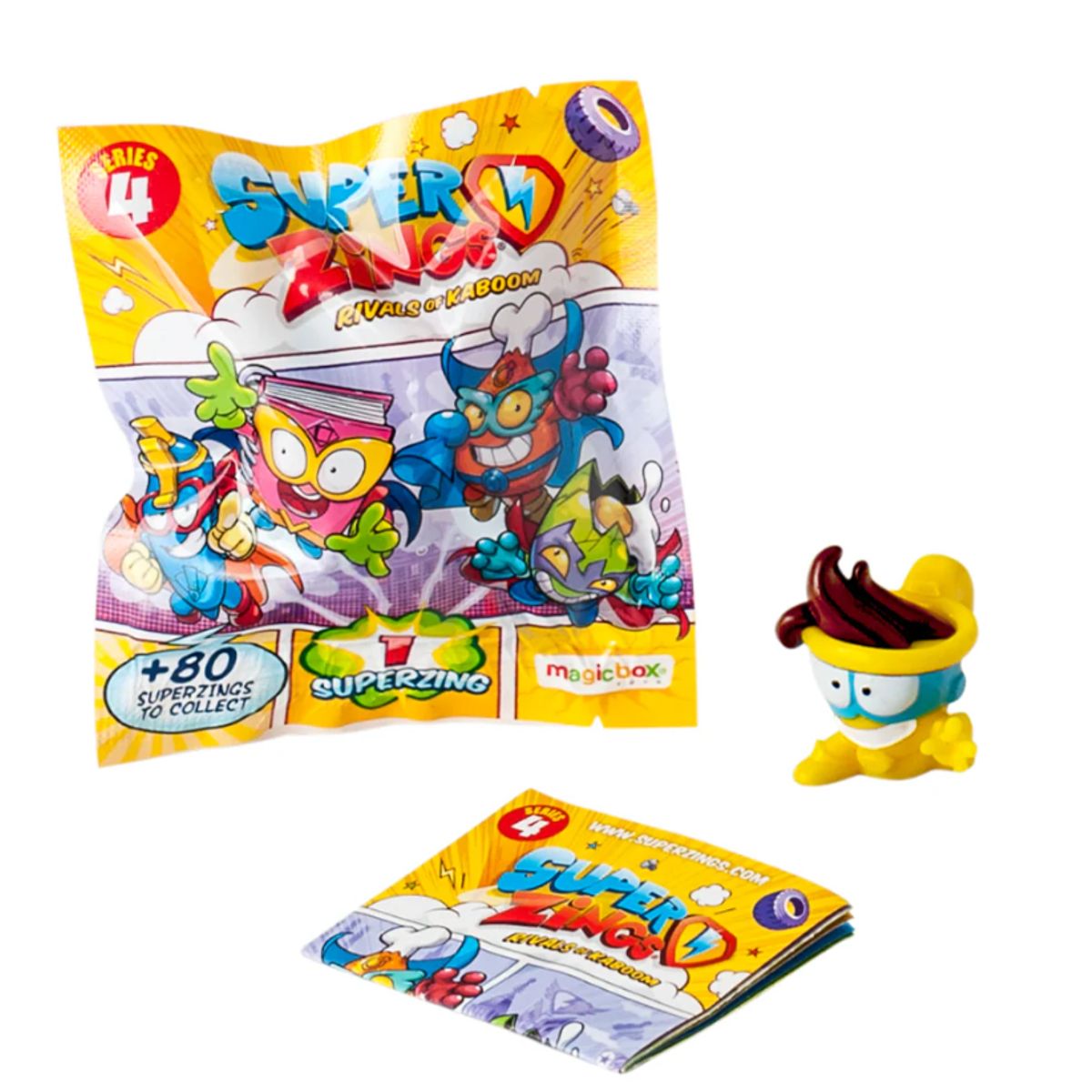 SUPERZINGS - SuperZings 1 Figura Coleccionable Rivals of Kaboom de la serie 4