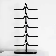 GENERICO - Estante Soporte Para 5 Lentes. Display Organizador Anteojos negro