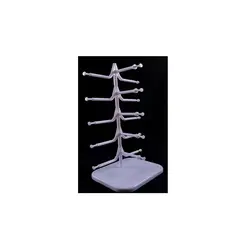 GENERICO - Estante Soporte Para 5 Lentes. Display Organizador Anteojos blanco