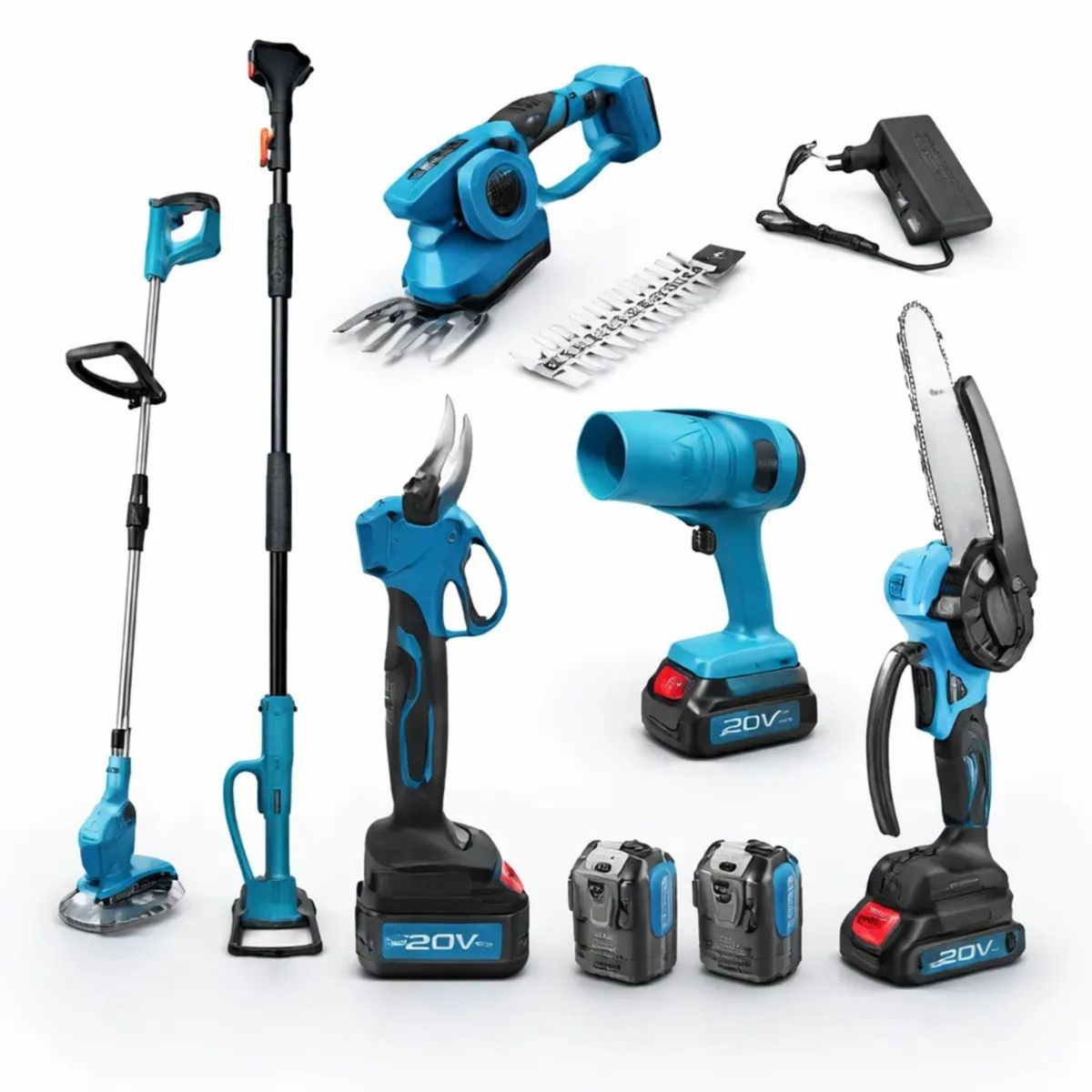 GENERICO - Kit de Jardinería 6 en 1 Inalámbrico 24V