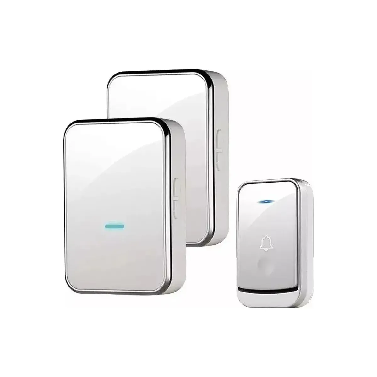 GENERICO - Timbre Inalámbrico Impermeables Exterior Con 2 Receptores Labg