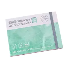 LANGUO - Papel de Acuarela 14x10cm 20hj 300grs -