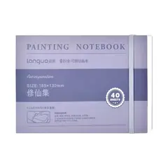 LANGUO - Papel de Acrilico 18x13cm 80hj 250gr -