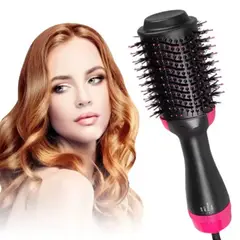 GENERICO - Cepillo Secador y Alisador 3 en 1 Anti Frizz. Seca, Alisa y Da Volumen en un Solo Paso