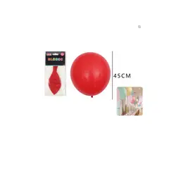 GENERICO - Globo Rojo 45cm Globo Rojo 45cm