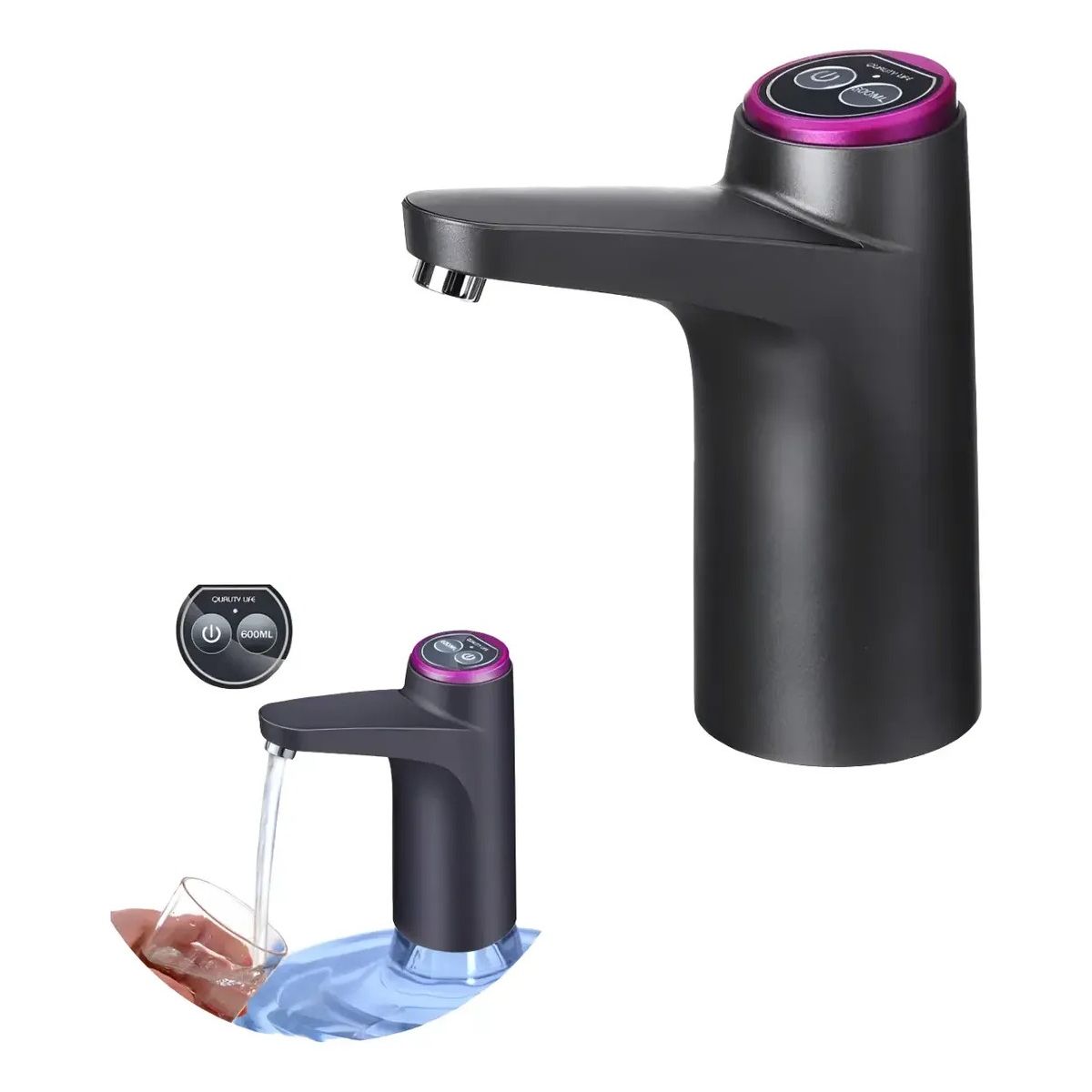 GENERICO - Dispensador De Agua Eléctrico Portátil Bomba Usb Botellon Labg