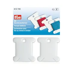 PRYM - Cartoncitos Plásticos Para Hilos De Bordar 30 Und