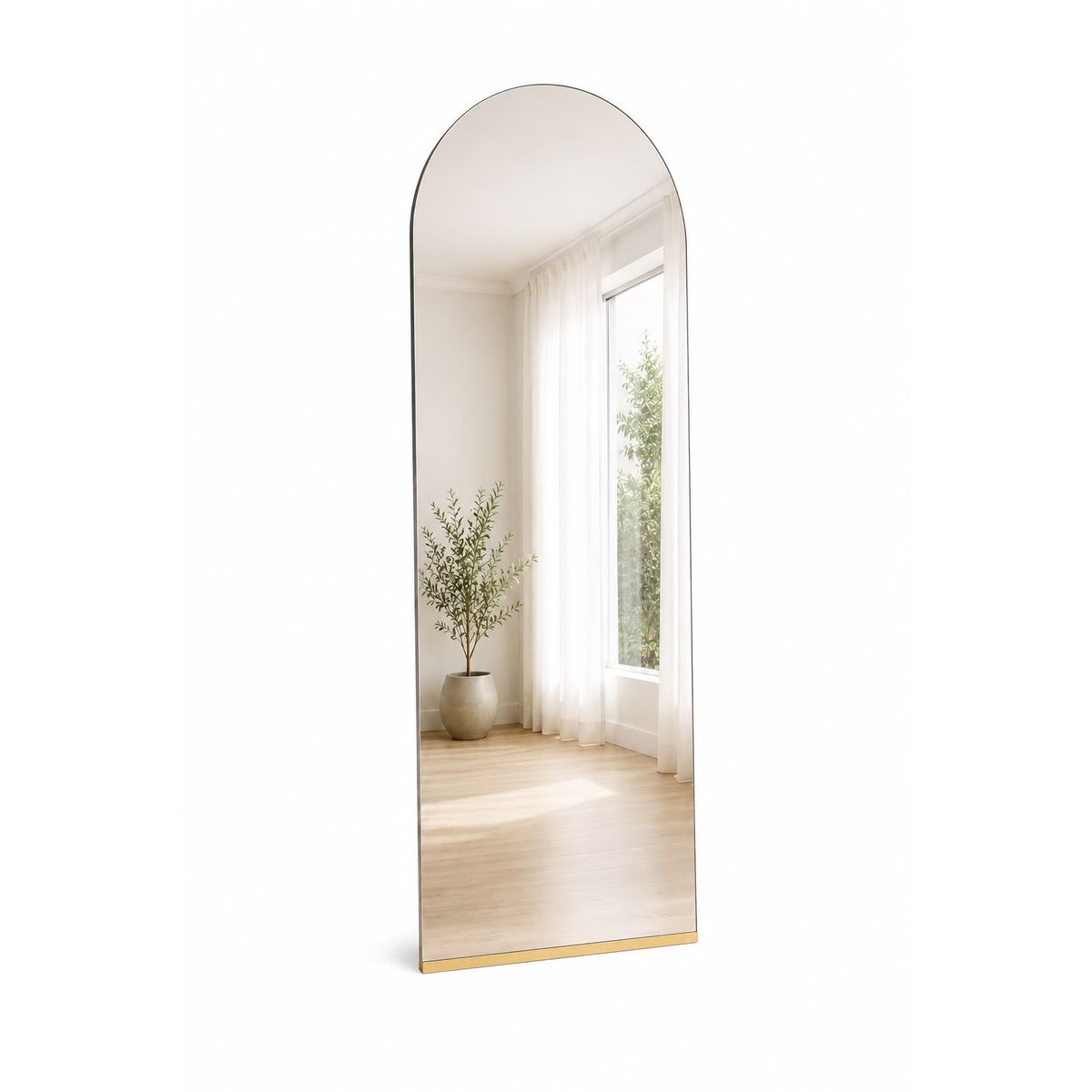 Espejo Decorativo Arco de Piso 180 x 70 cm Canto Pulido Minimalista, marca ESPEJOSCHIC - Foto Principal