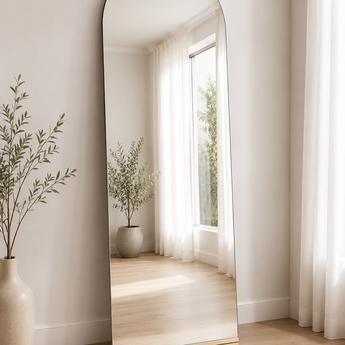 Espejo Decorativo Arco de Piso 180 x 70 cm Canto Pulido Minimalista, marca ESPEJOSCHIC - Foto 2