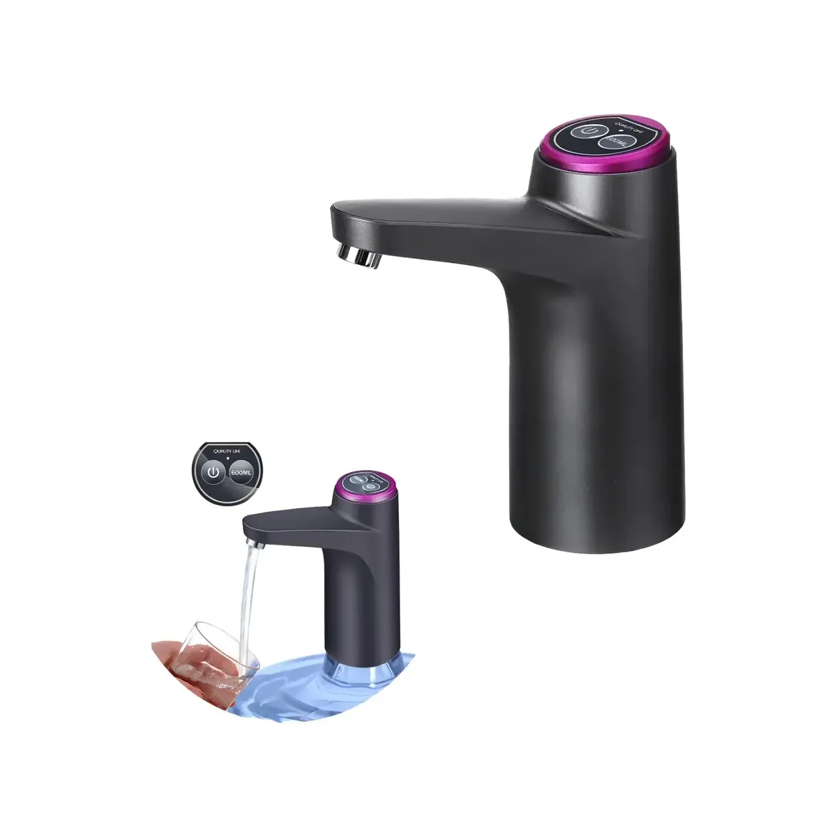 GENERICO - Dispensador De Agua Eléctrico Portátil Bomba Usb Botellon Labg