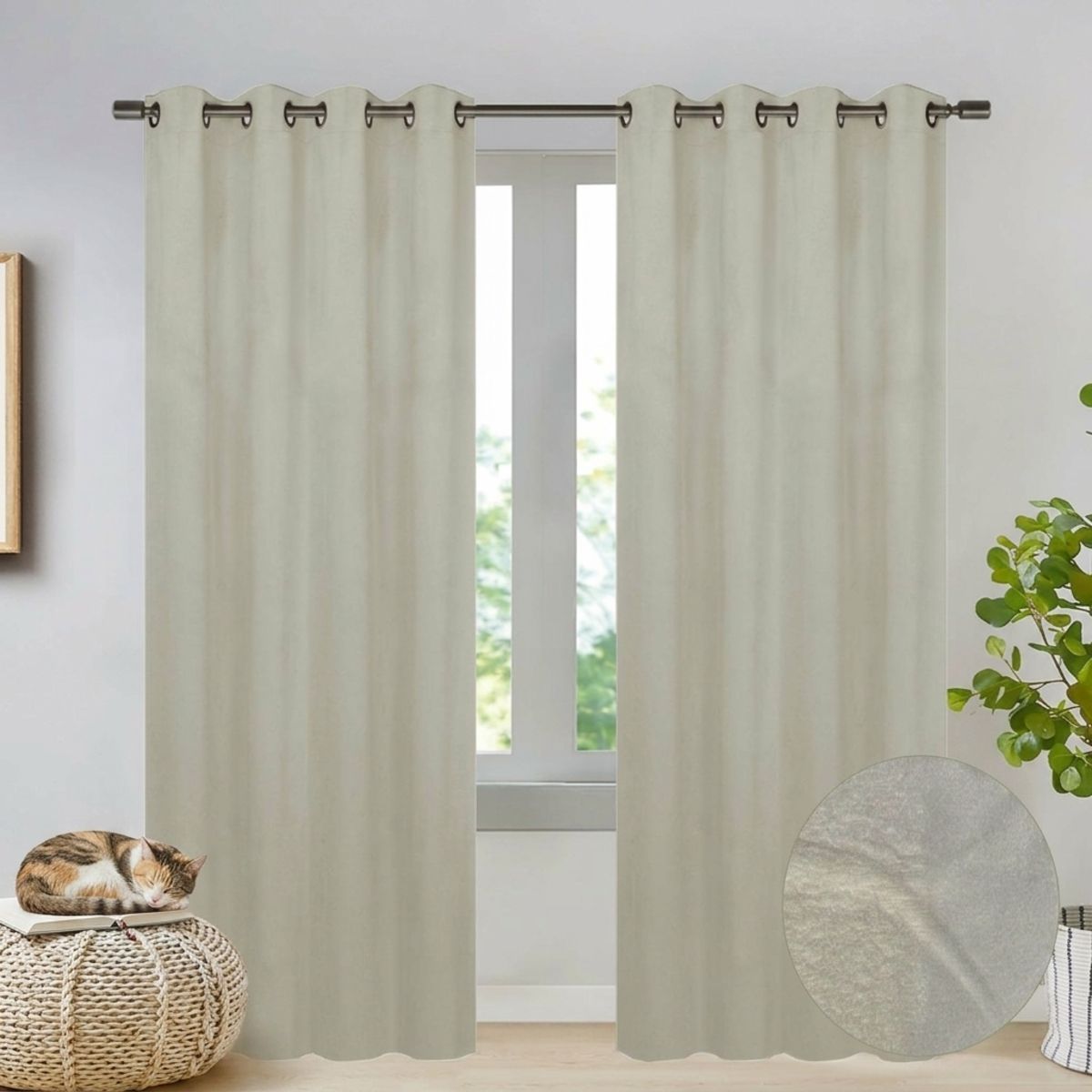 GENERICO - Cortina Blackout 140x230cm 1 Paño 02
