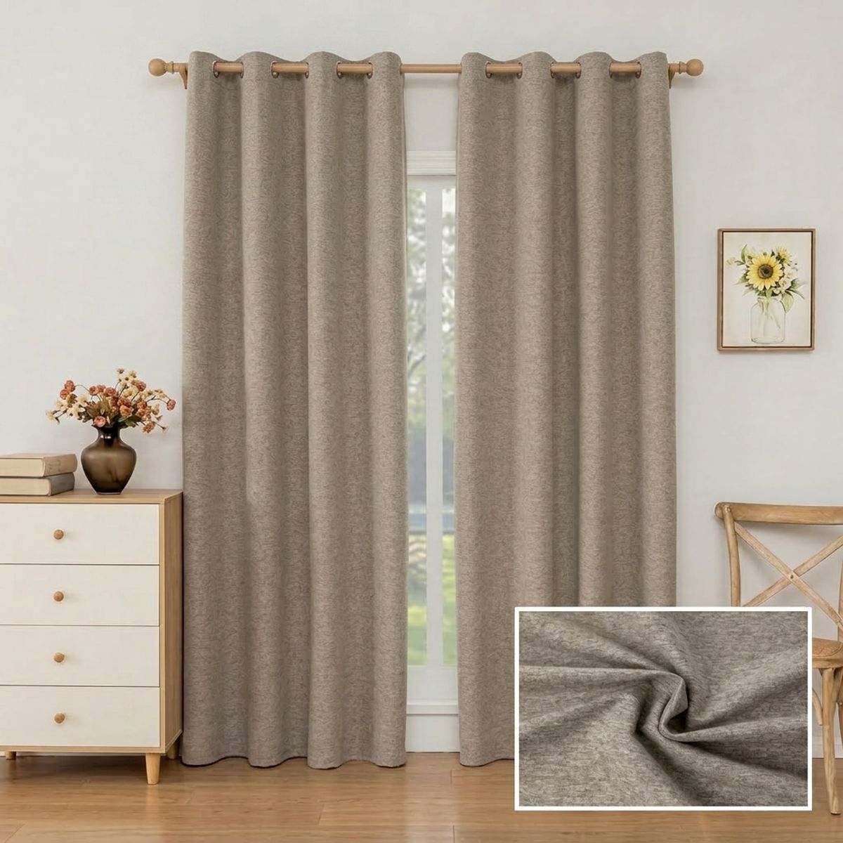 GENERICO - Cortina Blackout 140x230cm 1 Paño 15