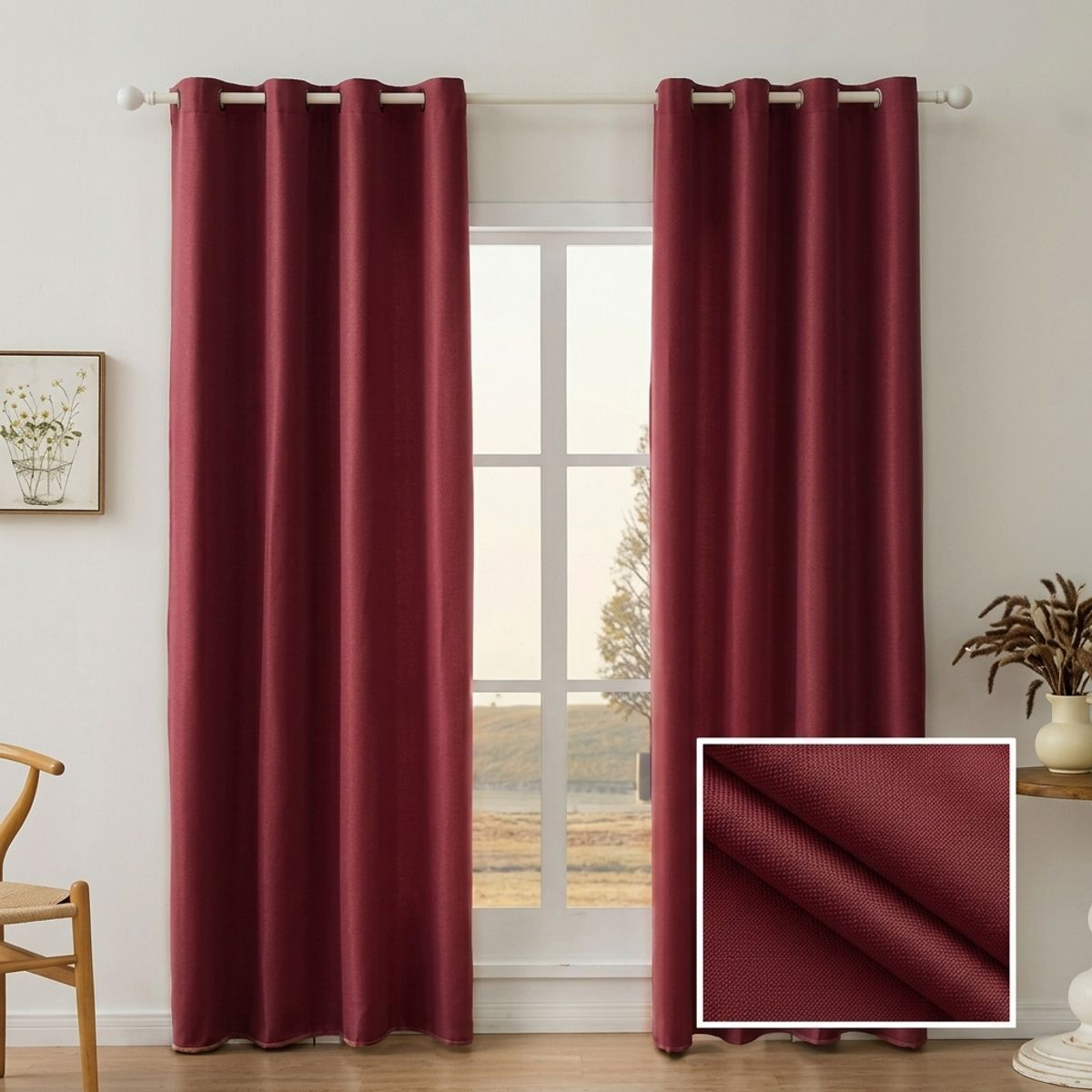 GENERICO - Cortina Blackout 135x230cm 1 Paño 38