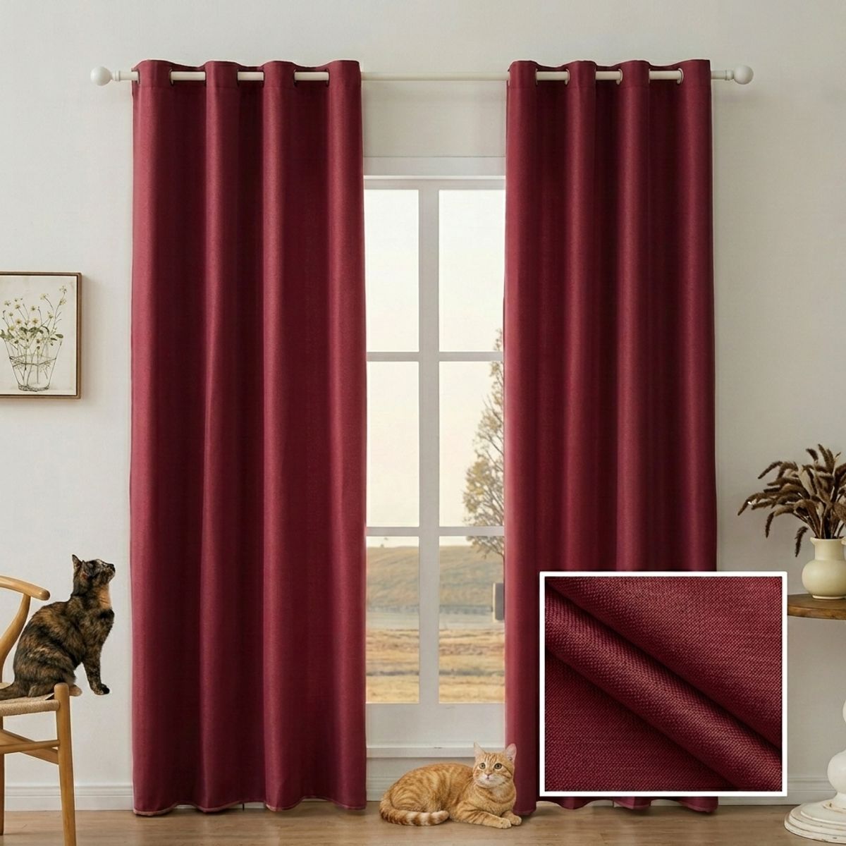 GENERICO - Cortina Blackout 135x230cm 1 Paño 38