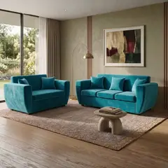 DECO OUTLET - Living Sofa Kansas 3.2 Felpa