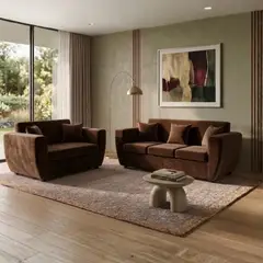 DECO OUTLET - Living Sofa Kansas 3.2 Felpa