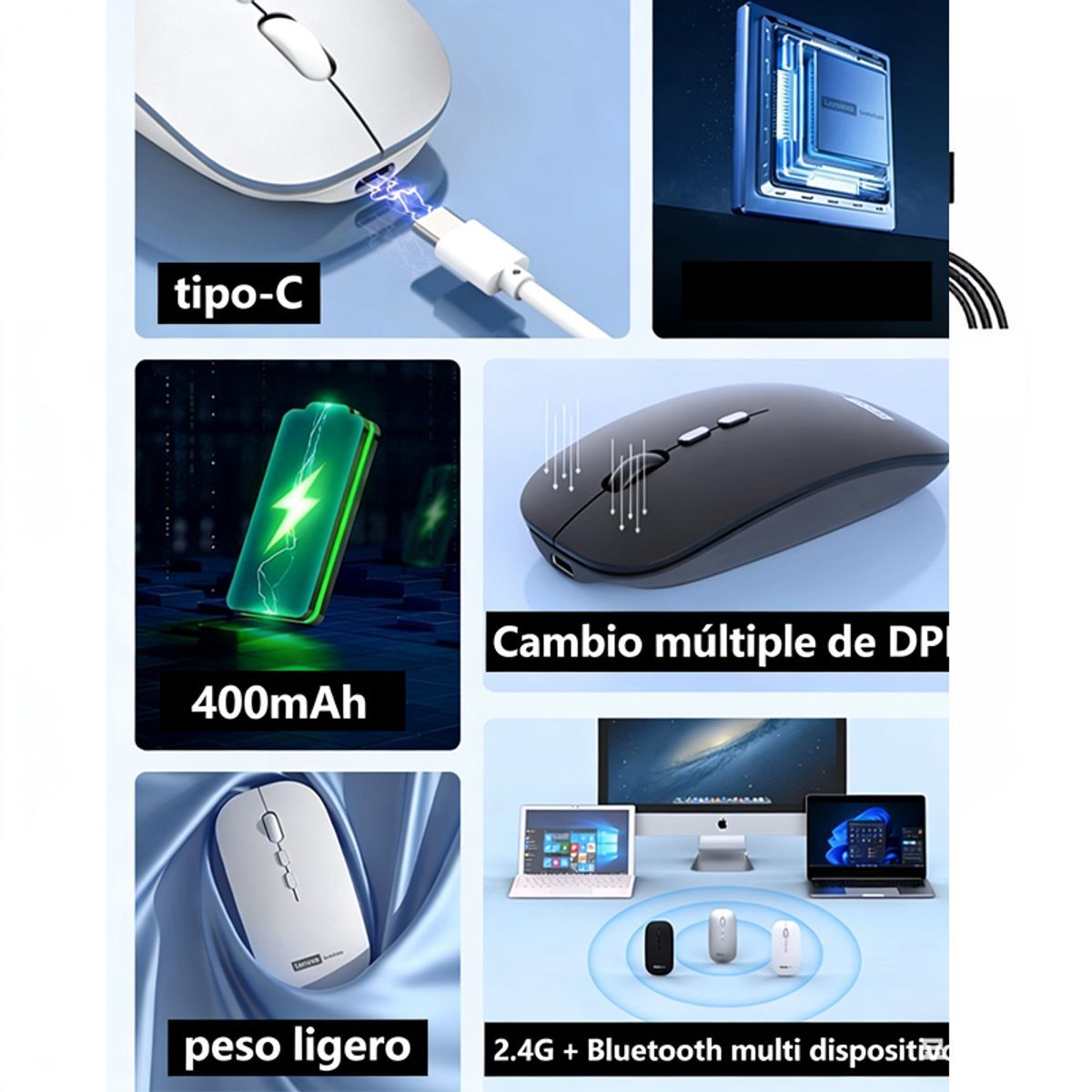 LENOVO - Tablet Lenovo M11 8GB+128GB WiFi + Mouse + Teclado + Lápiz óptico+case-Púrpura