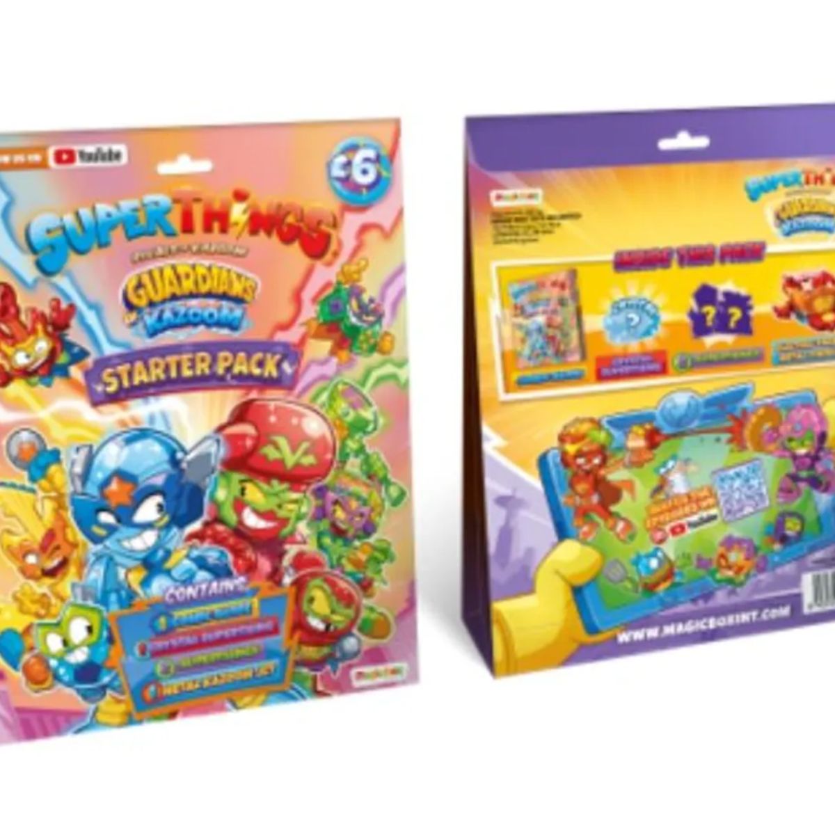 SUPERZINGS - SuperZings Guardians Of Kazoom Starter Pack Kit Inicial