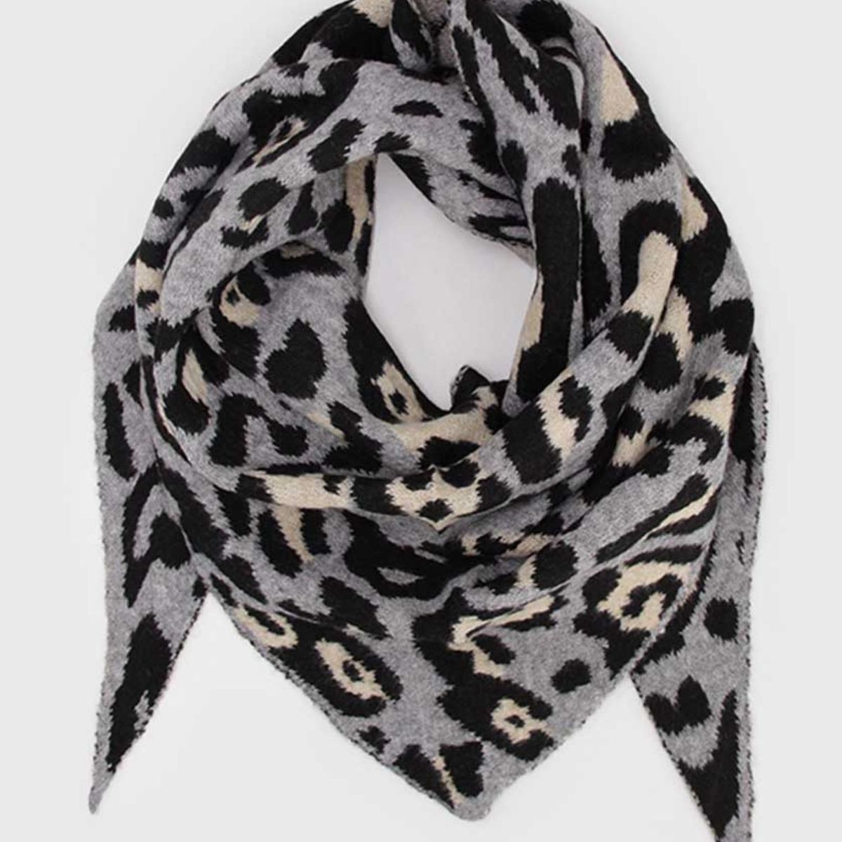 ANONIMASTORE - Bufanda Triangular Animal Print