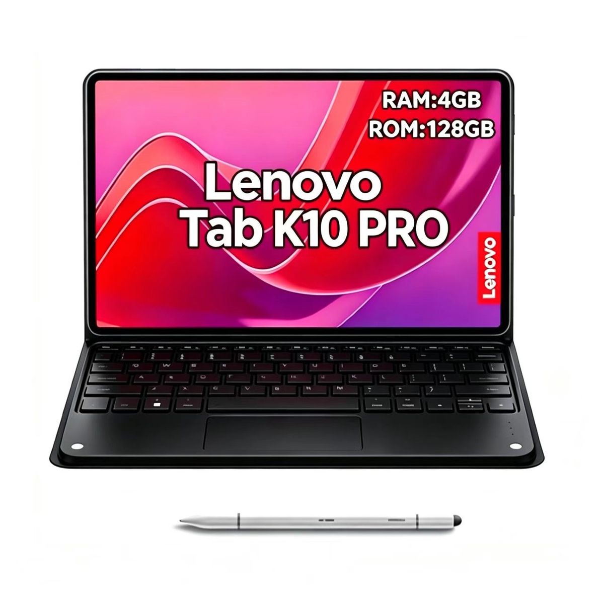 LENOVO - Tablet Lenovo K10 Pro 4GB+128GB WiFi 10.6 pulgadas y  Lápiz óptico &Teclado Negro