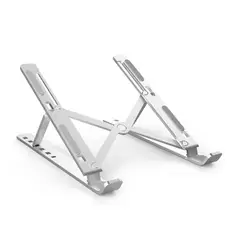 DISPARO - Soporte Ajustable Alzador Notebook Aluminio Plegable 7 Niveles 15"