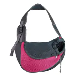 GENERICO - Mochila, Bolso, Bandolera Transportadora Para Mascota 42 Cm L rosado
