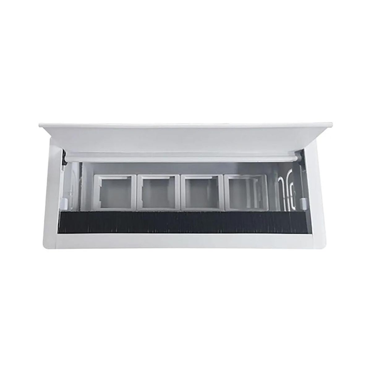 CROMPTON - Caja De Mobiliario Flip-Up 8 Módulos Blanco Cowork