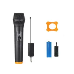 GENERICO - Microfono Inalambrico 10 Metros De Alcance Karaoke Color Negro Labg