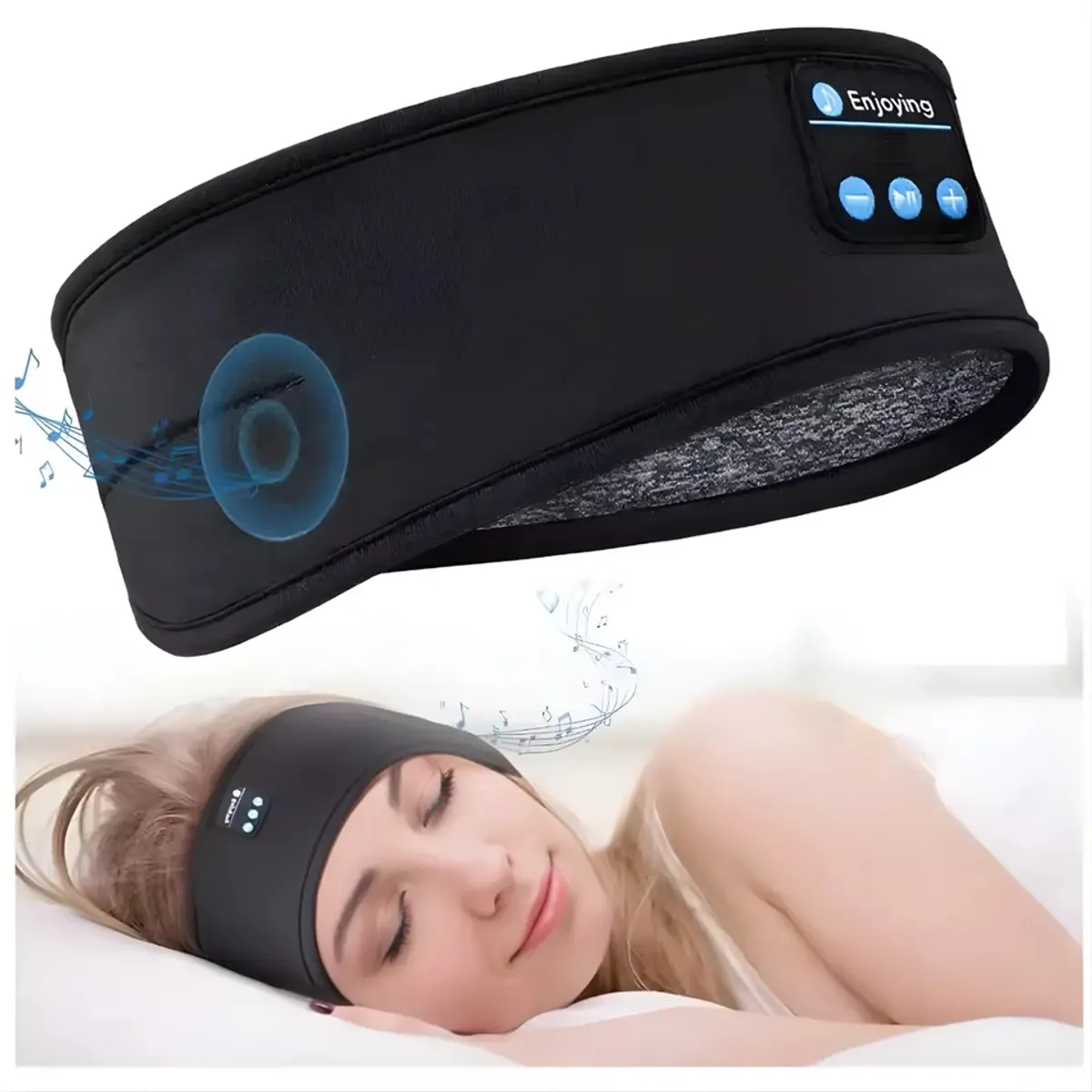 GENERICO - Audífonos Cintillo Elástico Bluetooth Para Dormir Deporte
