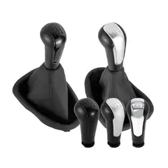 GENERICO - Perilla de Palanca de Cambios 5 Velocidades con Funda Chevrolet Matiz Spark M300 2011-2016