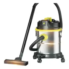 GENERICO - Aspiradora Industrial 3300w Acero Inox Aspira Sopla Y Seca Negro
