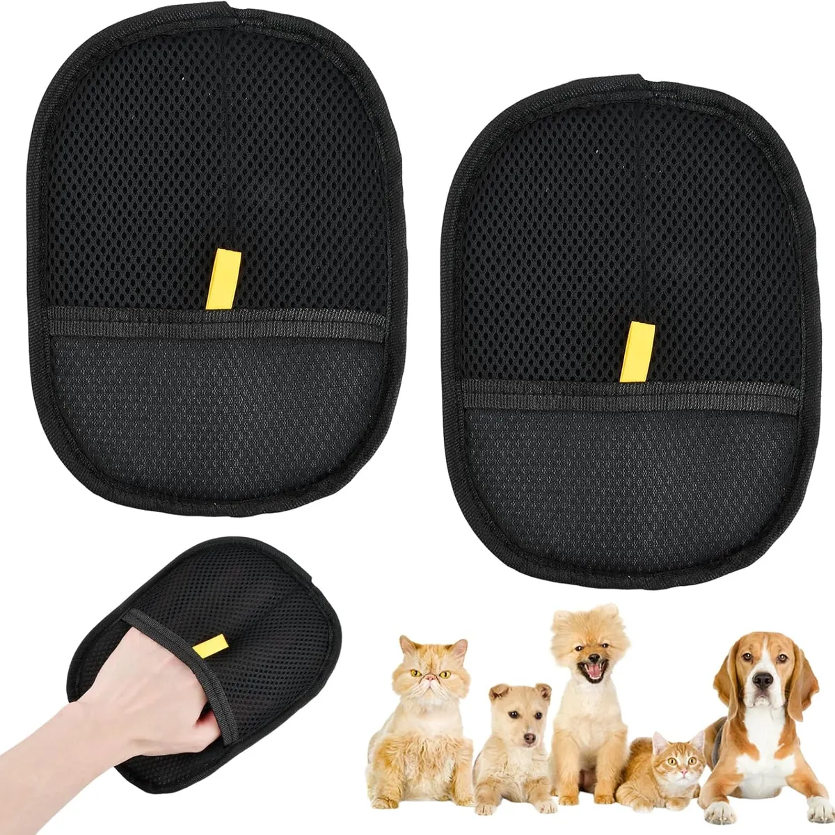 TSKY CHILE SHOPPING - 2 pcs Guantes Quita Pelo para Mascotas Guantes Reutilizables Elimina Pelos Perros,Gatos,Sofá y Ropa