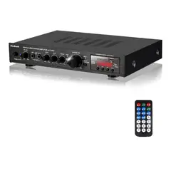 GENERICO - Amplificador Potencia Audio 5 Canales Dvd Bluetooth Av-298bt