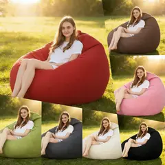 GENERICO - Sillón Puff Ergonómico Gigante Sin relleno