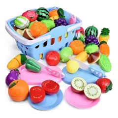 GENERICO - Juguete De Corte De Cocina De Frutas Y Verduras 23 Piezas