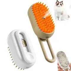 TSKY CHILE SHOPPING - 2PCS Steamy Cat Brush,cepillo De Vapor Para Gato, Para Eliminar El Pelo Enredado Y Suelto