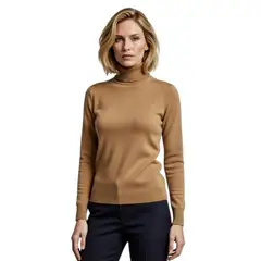 LOOK SHOP - Beatle Mujer, Cuello Tortuga, Tejido Algodón Premium 6019