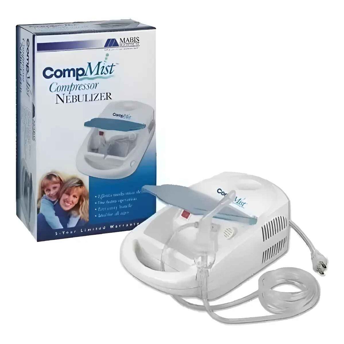 GENERICO - Nebulizador Portátil Compresor Profesional kit completo