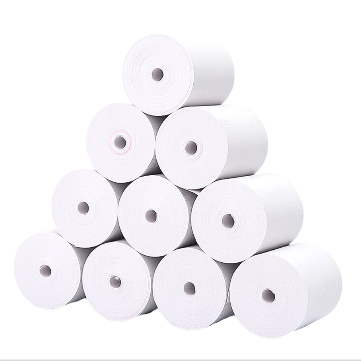 GENERICO - 25 Rollos Térmicos 80x80 Mm Cinta Papel Impresora Térmica