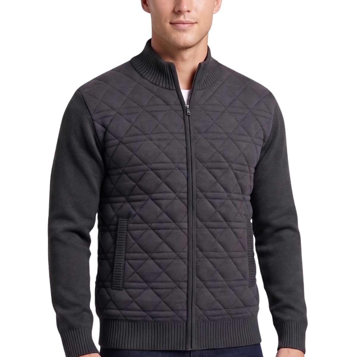 LIKE SHOP - Chaqueta Hombre Tipo Chaleco Lana. Forro Peludo Interior 7277