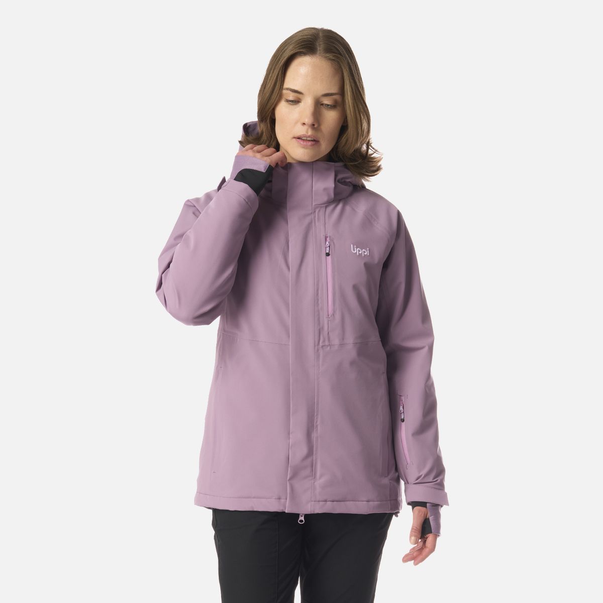 LIPPI - Chaqueta Mujer Andes B-Dry Hoody Jacket Purpura Claro Lippi